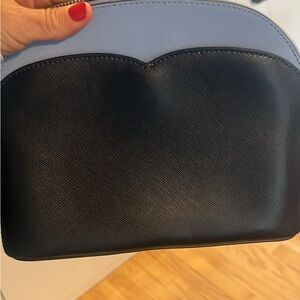 Kate Spade hand bag navy and light blue.